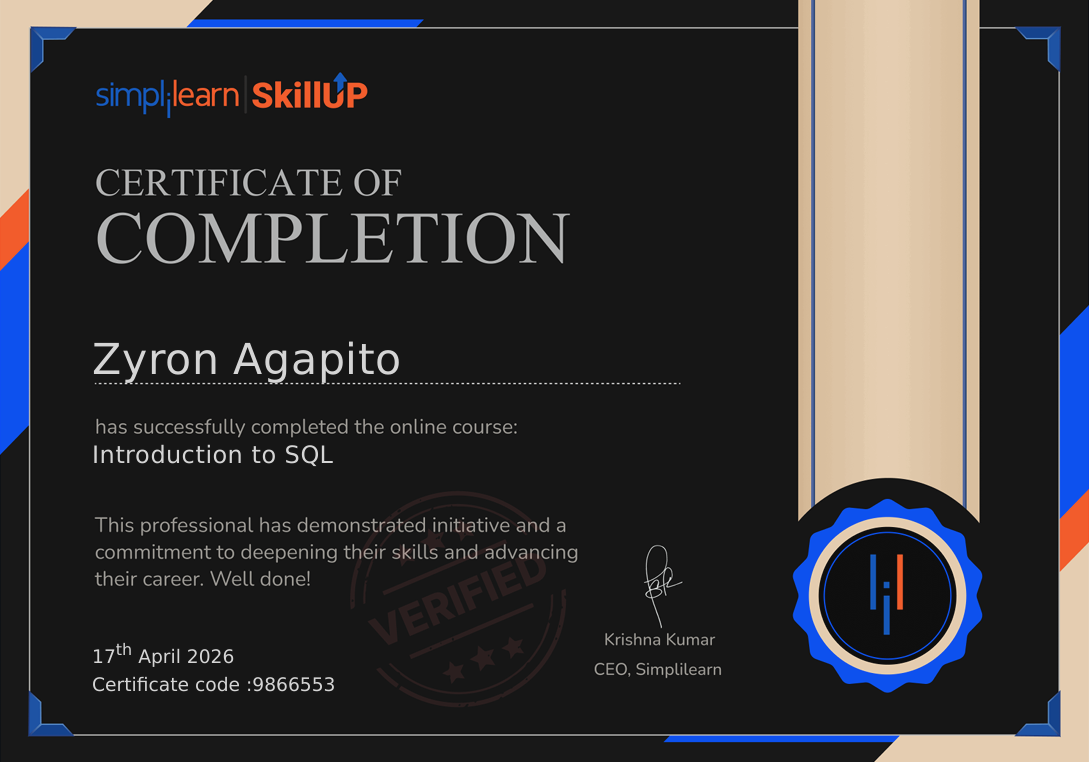 Certificate 6